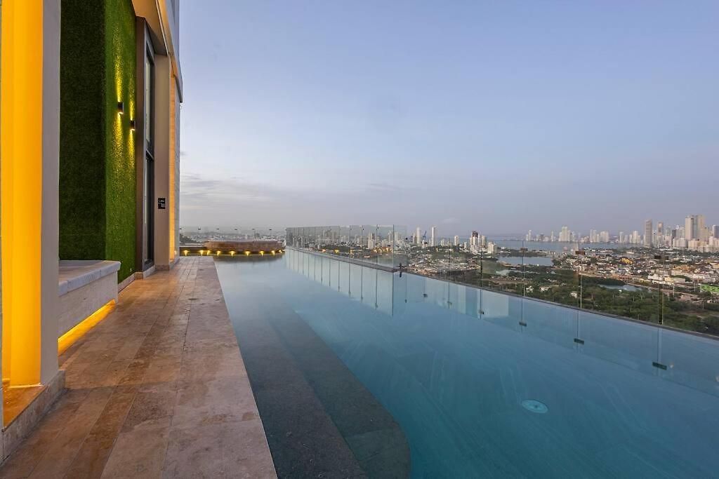 Beachfront Condo, Fl 16 Murano Centro 1- El Cabrero, Near Walled City, Airport Pick Up Apartamento Cartagena