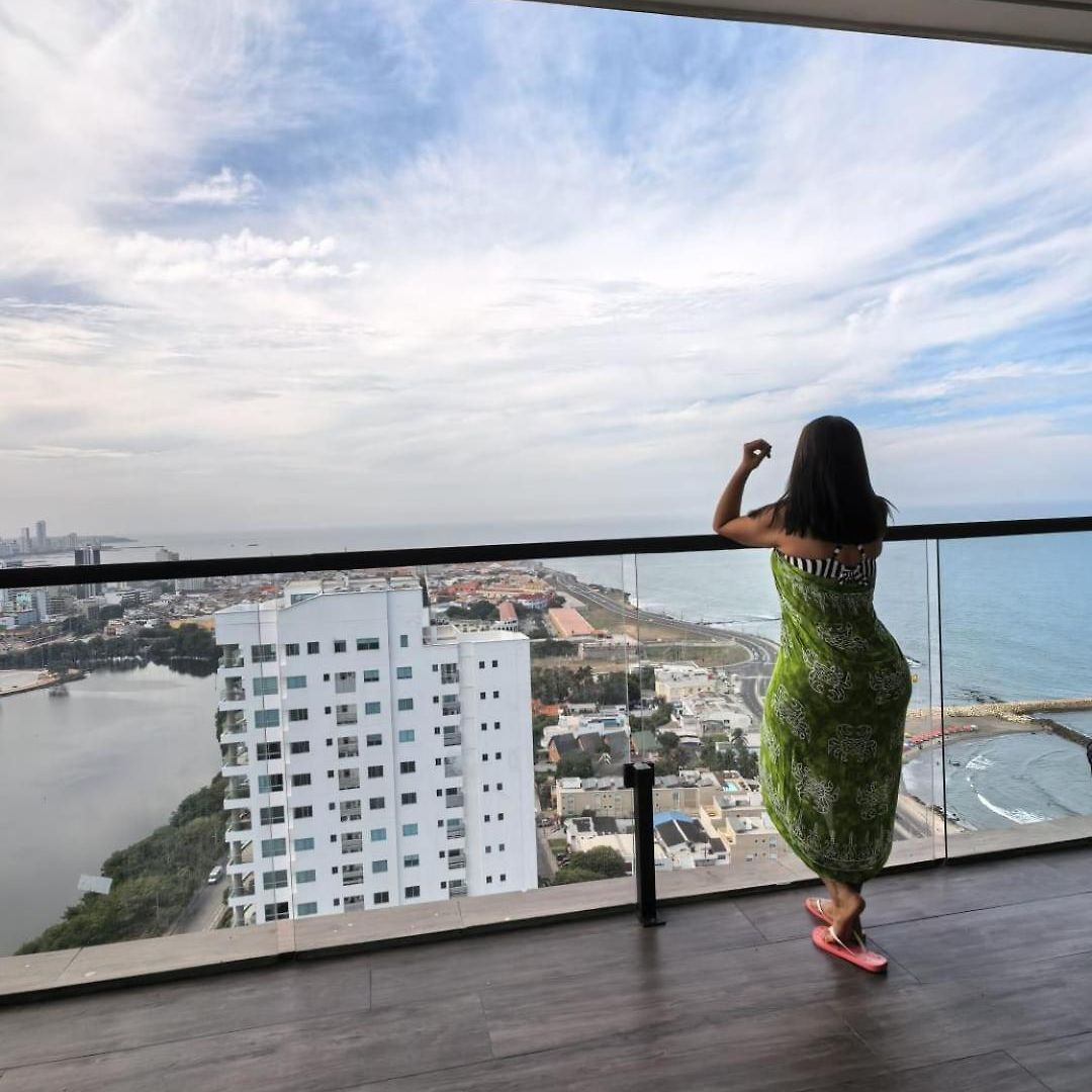 Beachfront Condo, Fl 16 Murano Centro 1- El Cabrero, Near Walled City, Airport Pick Up * Cartagena