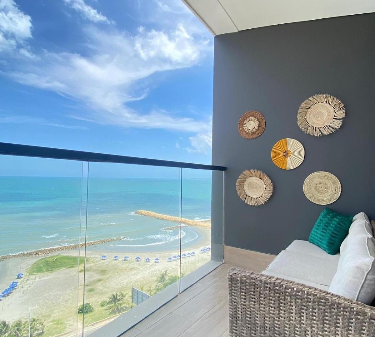 Beachfront Condo, Fl 16 Murano Centro 1- El Cabrero, Near Walled City, Airport Pick Up Apartamento Cartagena