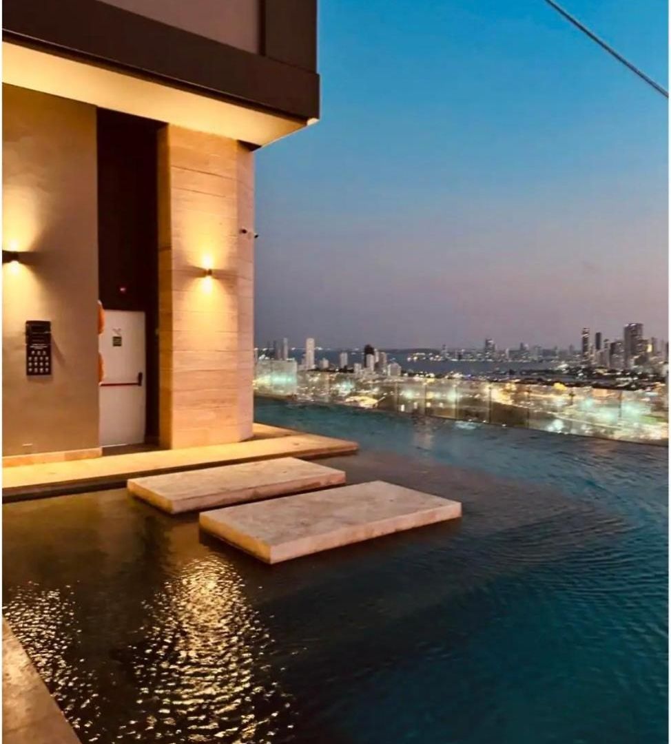 BEACHFRONT CONDO 16FL- Murano Centro 1 - El Cabrero, Near Walled City, Airport Pick Up Apartamento Cartagena