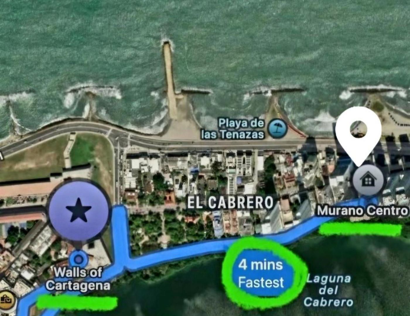 BEACHFRONT CONDO 16FL- Murano Centro 1 - El Cabrero, Near Walled City, Airport Pick Up * Cartagena