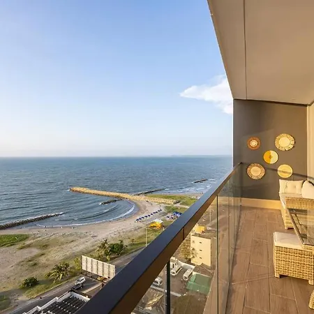 Apartamento Beachfront Condo, Fl 16 Murano Centro 1- El Cabrero, Near Walled City, Airport Pick Up Cartagena