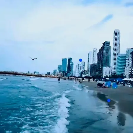 Beachfront Condo, Fl 16 Murano Centro 1- El Cabrero, Near Walled City, Airport Pick Up * Cartagena